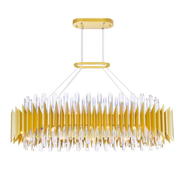 Cwi Lighting Cityscape 20 Light Chandelier With Satin Gold Finish 1247P39-20-602-O - main